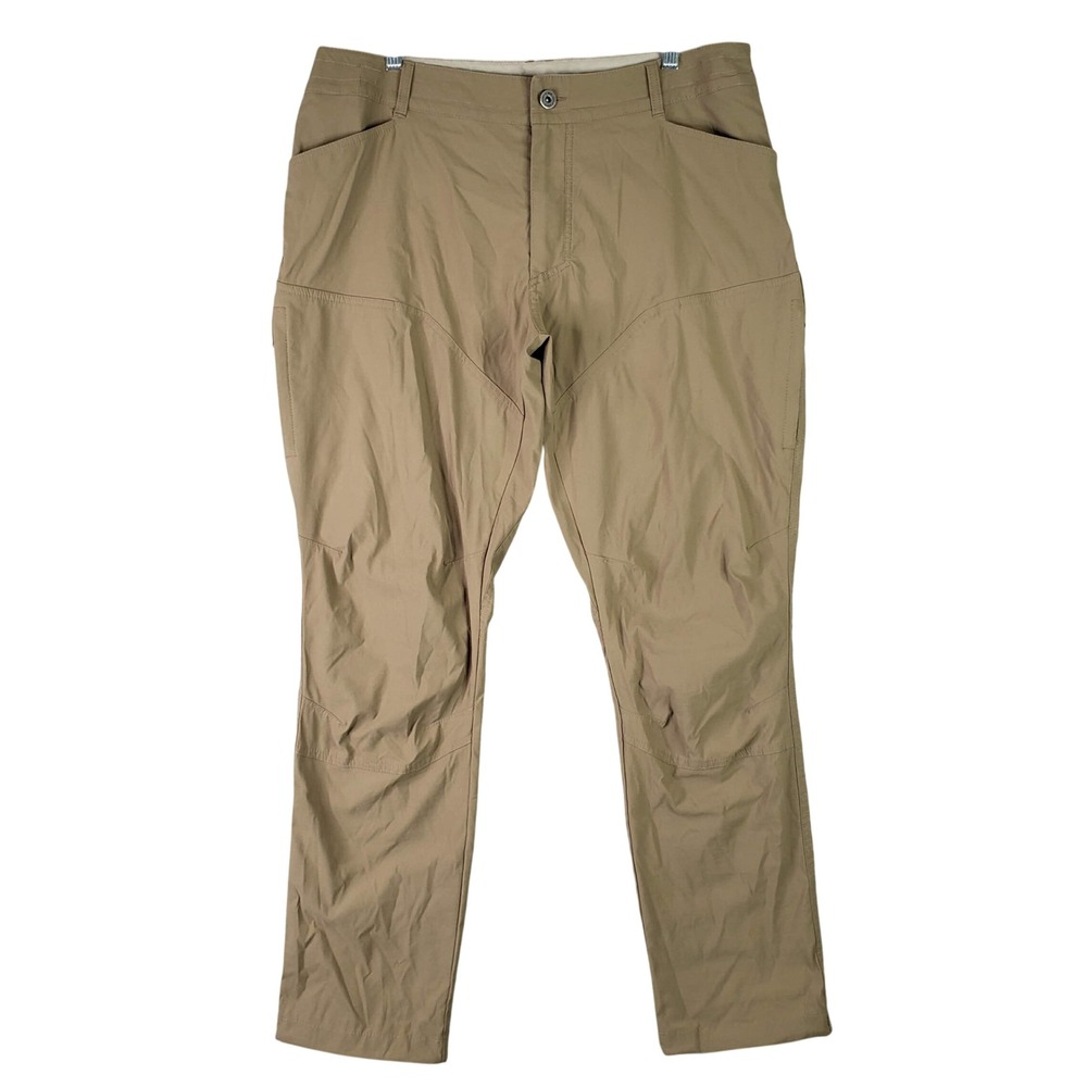 KUHL Renegade Pants Mens 38x32 Tan Khaki Technical Hiking Outdoor Stretch